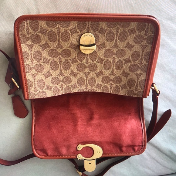 Coach Studio Shoulder Bag In Signature Canvas Brass/Tan/Rust - Picture 6 of 6
